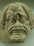 Antefissa con testa di Sileno, IV-III secolo a.C.