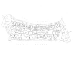 Planimetria della città vecchia di Taranto prima delle demolizioni di età fascista