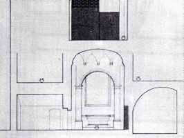 Chiesa di Sant'Andrea degli Armeni (1573), sezione trasversale
