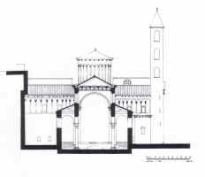 Cattedrale di San Cataldo, sezione trasversale