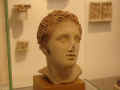 Testa giovanile in terracotta, H 26,7 cm, 300 a.C. circa, da Taranto. Berlino, Altes Museum